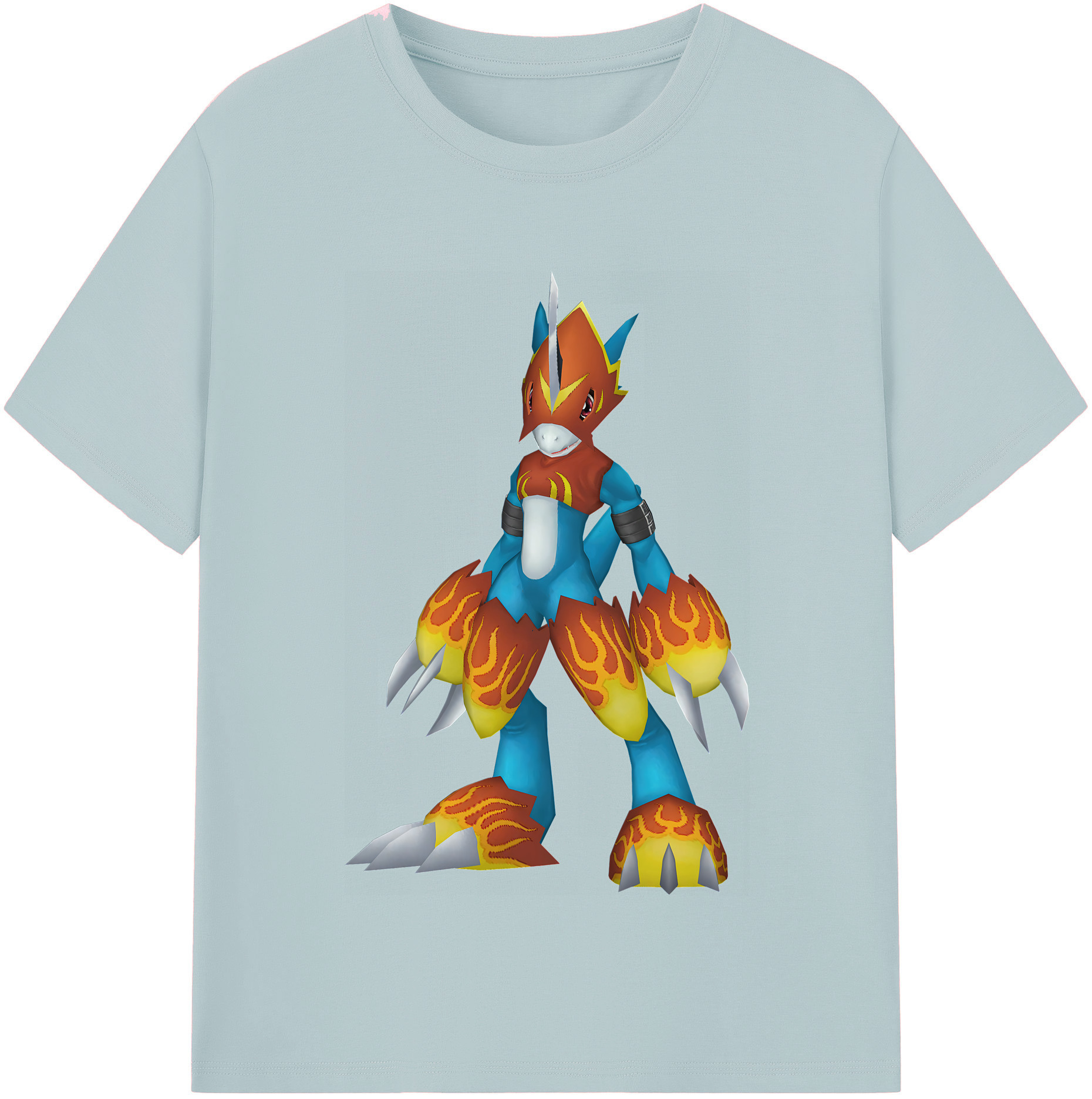 （画像用） Digimon デジタルモンスター/デジモン 綿100％半袖Tシャツ（フロントプリント）